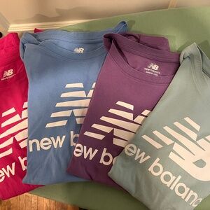 SET OF 4 New Balance Tees